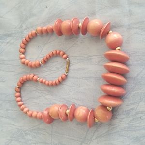 Graduated Wood bead necklace